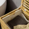 Bamboe wasmand met 63 l wasverzamelaar met deksel, uitneembare waszak, stang, wasmanden wasbox voor wasruimte slaapkamer badkamer natuurhout 10