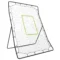 Baseball rebounder pitchback terugslagmuur met slag zone voor baseball en voetbal, draagbaar, metaal, zwart, 123 x 174 cm 1