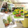 Bloempot haas met wilgenmand ontwerp kruidenpot met afwateringsgat voor tuin en woonkamer mgo 7