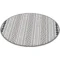 Buitenkleed rondom omkeerbaar draagtas waterdicht kunststofmat tuin camping 180cm grijs+zwart 1