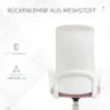 Bureaustoel ergonomisch in hoogte verstelbaar met verstelbare rugleuning 110 119,5 cm, roze bureaustoel voor kantoor & thuiskantoor 7
