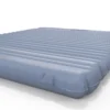 Camping zelfopblaasbare luchtmatras voor 2 personen tot 150 kg met voetpomp & draagtas, blauw 10