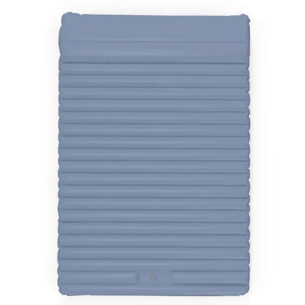 Camping zelfopblaasbare luchtmatras voor 2 personen tot 150 kg met voetpomp & draagtas, blauw 9