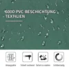 Campingbed voor 2 personen tot 136 kg belastbaar vouwbed met draagtas oxford groen zwart 193 x 125 x 40 cm voor outdoor avontuur 5
