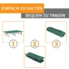 Campingbed voor 2 personen tot 136 kg belastbaar vouwbed met draagtas oxford groen zwart 193 x 125 x 40 cm voor outdoor avontuur 6