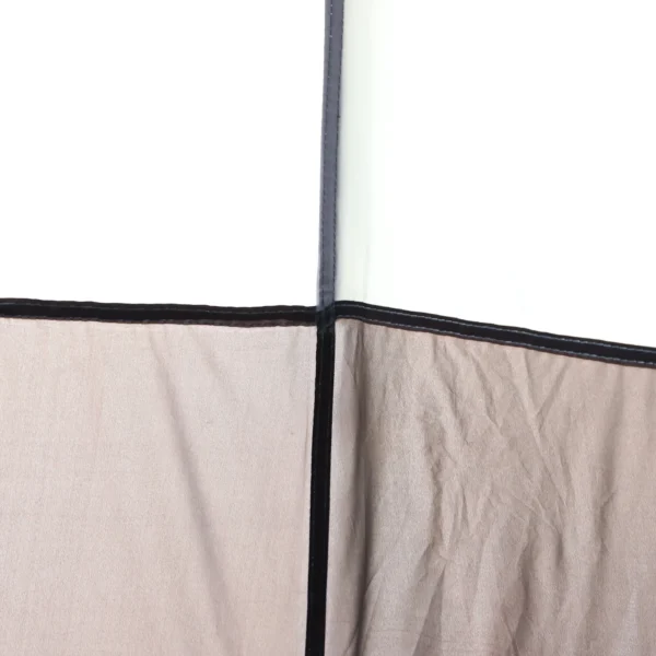 Campingtent 3 4 personen, gezinstent, koepeltent, 210t pu, staal, glasvezel, grijs+zwart, 240 x 240 x 195 cm 10