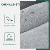 Draaibare fauteuil, loungestoel met waterafstotende chenille look, gestoffeerde relaxstoel met geïntegreerde armleuning, voor woonkamer 7