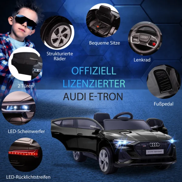 Elektrische kinderauto elektrisch voertuig elektrische auto met afstandsbediening, veiligheidsgordel, muziek (mp3/usb/tf), voor kinderen 3 5 jaar 8