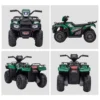 Elektrische kinderquad, elektrische quad met led en muziek, voor kinderen vanaf 3 jaar, kindermotorfiets, zwart+groen, 88 x 45 x 50 cm 9