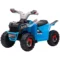 Elektrische kinderquad, mini elektrische quad met vooruit , achteruitfunctie, 6 v elektrisch voertuig voor kinderen 1,5 3 jaar, 2,5 km/u, blauw 1