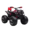 Elektrische quad 12v kinderquad met koplamp & usb aansluiting, mp3 muziekspeler, voor 3 5 jaar, 3 8 km/u, metaal, rood 1