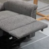 Elektrische sta op stoel, belastbaar tot 170 kg, televisiestoel, relaxstoel met ligfunctie, seniorenstoel, grijs 89x96x108cm 10