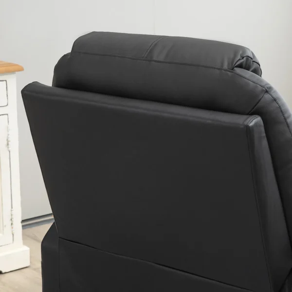 Elektrische sta op stoel, massagestoel met sta op hulp, relaxstoel met ligfunctie, tv stoel met afstandsbediening, pu 10