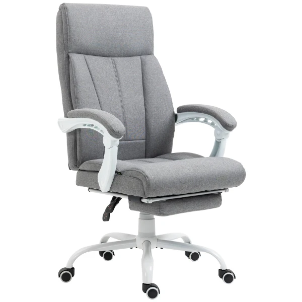 Ergonomische bureaustoel met verstelbare rugleuning 155° en ligfunctie, in hoogte verstelbaar voor comfort 1