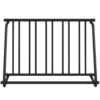Fietsenrek meervoudig rek, weerbestendig, tot 3 fietsen, staal, zwart, 114x58x75cm 1