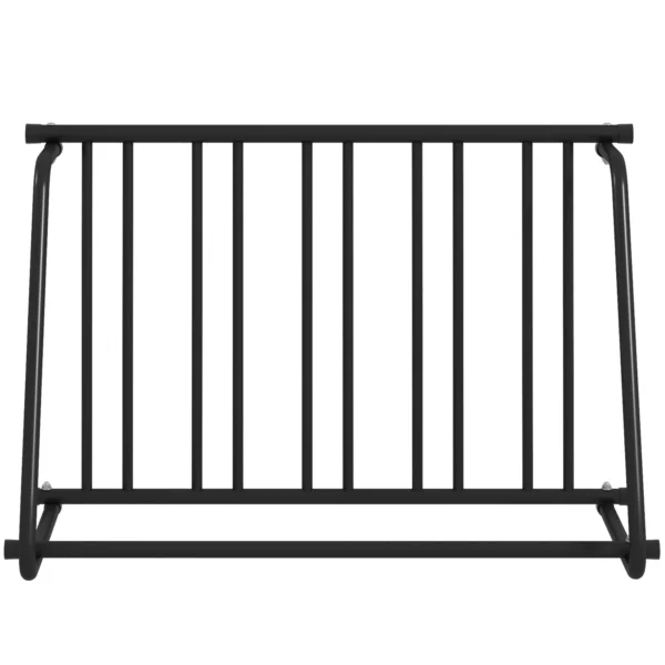 Fietsenrek meervoudig rek, weerbestendig, tot 3 fietsen, staal, zwart, 114x58x75cm 1
