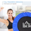 Fitness trampoline Ø91 cm mini trampoline met antislip voeten trampoline 100kg belastbaar voor volwassenen trampoline voor indoor outdoor springen 7