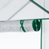Foliekas bevaarbaar tomatenkas 142x73x195cm met 6 planken, transparant voor tuin & planten 10