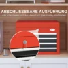 Gereedschapskoffer compacte gereedschapskist zonder gereedschap, met 4 laden, slot, staal, rood, 45x24,5x32,5cm 7