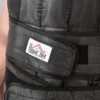 Gewichtsvest 30 kg verstelbaar met 35 gewichtszakken voor krachttraining gemaakt van oxford metaal zwart 60x50cm 10