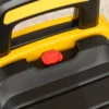 Glijdende auto zitgraafmachine met schop & hoorn, opbergruimte voor kinderen vanaf 12 maanden, geel zwart 85x27,5x47,5cm 10