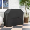 Grillhoes bbq hoes weerbestendig gasgrill afdekhoes met klittenbandsluitingen, 600d oxford, zwart, 147 x 61 x 122cm 2