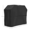 Grillhoes bbq hoes weerbestendig gasgrill afdekhoes met klittenbandsluitingen, 600d oxford, zwart, 147 x 61 x 122cm 4