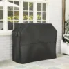 Grillhoes bbq hoes weerbestendig gasgrill afdekhoes met klittenbandsluitingen, 600d oxford, zwart, 147 x 61 x 122cm 7
