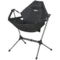 Hangmat campingstoel opvouwbare tuinstoel tot 120kg, zwart van oxford voor tuin & camping 1