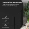 Hangstoel hoes outdoor waterdicht beschermhoes met uv bescherming afdekzeil voor hangmand schommelstoel hangstoel 300d oxford Ø196 x 230h cm 5