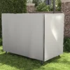 Hoes voor tuinschommel, beschermhoes voor hollywoodschommel, afdekhoes, waterdicht, zonbescherming, oxford, grijs 205 x 124 x 164 cm 9