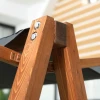 Hollywoodschommel 3 zitter met bedfunctie, tuinschommel met dak, grenenhout in grijs en teak, 225,5x113x180cm 9
