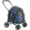 Hondenbuggy 2 in 1 met regenhoes inklapbaar hondentrolley voor kleine honden & kattenwagen 81x68x98,5 cm donkerblauw 1