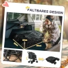 Hondenbuggy hondenwagen voor kleine honden & katten, huisdierwagen pet stroller, oxford donkergrijs, 76,5 x 52 x 95 cm 6