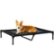 Hondenligbed verhoogd outdoor hondenbed & hondenbank, oxford zwart, 92x76x18cm 1
