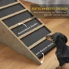 Hondenloopplank antislip instaphulp voor kofferbak tot 20kg voor middelgrote honden 90x40x45cm licht en stabiel 6