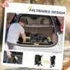 Hondenwagen opvouwbare hondenbuggy voor honden & katten tot 10 kg kattenbuggy met kussen, netvensters, drankhouder, opbergtas, kattenwagen buggy donkergrijs 6