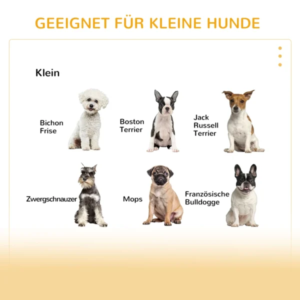 Houten hondenhok gezellige indoor kattenhol & hondenslaapplaats met kussen, voor kleine honden tot 8kg, 60x40x59,2cm 8