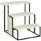 Huisdiertrap 3 traps kattentrap hondentrap met krabplank en speelbal van staal en sisal 51x54x53cm voor katten en honden 1