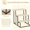 Huisdiertrap 3 traps kattentrap hondentrap met krabplank en speelbal van staal en sisal 51x54x53cm voor katten en honden 5