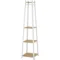 Kapstok, kledingrek met 8 haken, 4 niveaus, jasrek van staal voor kleding, hoeden, entree, hal, 34 x 34 x 170 cm, wit 1