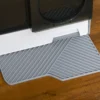 Kattenbak met kap, bodempan, schepje, filter voor katten tot 8kg wit+grijs 47x45x42cm 10