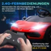 Kinder elektrische auto, elektrisch kinderrijtuig met 2,4g afstandsbediening, mp3 speler, claxon, licht voor 3 5 jaar 7