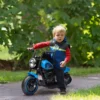 Kindermotor elektrisch voertuig voor kinderen 1,5 3 jaar met 2 afneembare steunwielen, snelheid 1,5 3 km/u 2