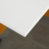 Klaptafel mobiele eettafel met opklapbaar werkblad en wielen, veelzijdige bijzettafel voor keuken en eetkamer in wit 10