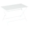 Klaptafel tuintafel met parasolgat 110x70x70cm, opvouwbaar & stabiel, bijzettafel voor balkon & picknick 1