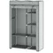 Kledingkast stoffenkast, 6 vakken, grijs, 103x43x162,5cm, opvouwbare garderobe in vlies look 1
