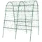 Klimrek klimhulp voor klimplanten verstelbaar spalier plantenrek met net plantensteiger voor tuin balkon staal groen 144 x 167 x 206 cm 1
