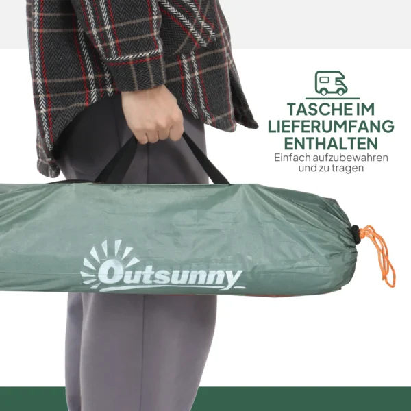 Koepeltent voor 2 personen licht, stabiel waterdicht familietent met deur&venster draagtas, haken, campingtent met 2000mm waterkolom tent voor camping reis trekking tuin 7