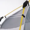 Koepeltent voor 4 personen licht, stabiel waterdicht uv 50+ pop up campingtent met haken deur raam, grondzeil familietent met 1000mm waterkolom tent voor camping reis trekking tuin 10